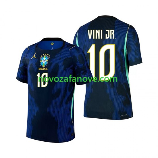 Nogometni Dres Brazil Vinicius Junior 10 Muški Gostujući Svjetsko prvenstvo 2026 Kratkih Rukava