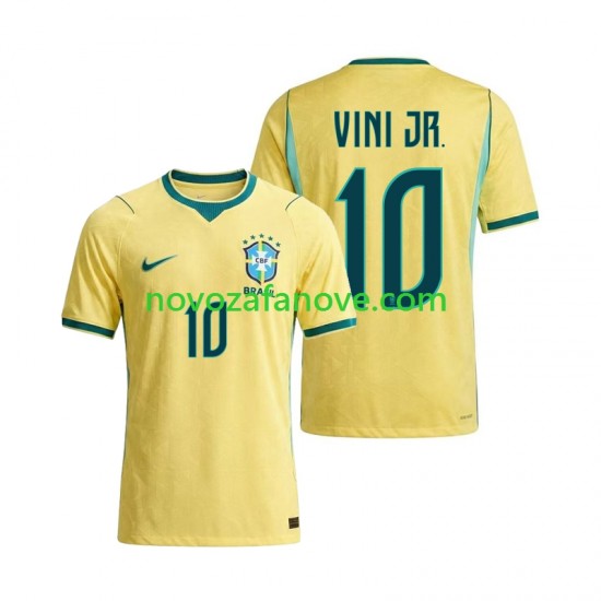 Nogometni Dres Brazil Vinicius Junior 10 Muški Domaći Svjetsko prvenstvo 2026 Kratkih Rukava