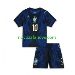 Nogometni Dres Brazil Vinicius Junior 10 Dječji Gostujući Svjetsko prvenstvo 2026 Kratkih Rukava