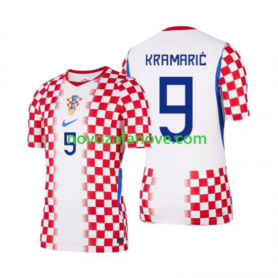 Nogometni Dres Hrvatska Andrej Kramaric 9 Muški Domaći Svjetsko prvenstvo 2026 Kratkih Rukava