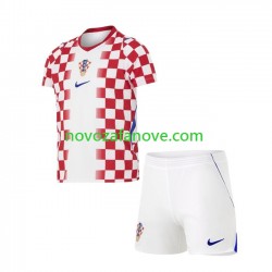 Nogometni Dres Hrvatska Dječji Domaći Svjetsko prvenstvo 2026 Kratkih Rukava