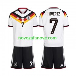 Nogometni Dres Njemačka Kai Havertz 7 Dječji Domaći Svjetsko prvenstvo 2026 Kratkih Rukava