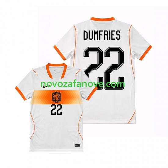 Nogometni Dres Nizozemska Denzel Dumfries 22 Muški Gostujući Svjetsko prvenstvo 2026 Kratkih Rukava
