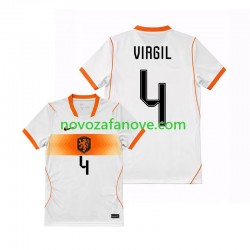 Nogometni Dres Nizozemska Virgil van Dijk 4 Muški Gostujući Svjetsko prvenstvo 2026 Kratkih Rukava