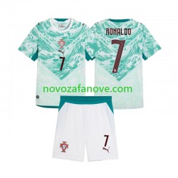 Nogometni Dres Portugal Cristiano Ronaldo 7 Dječji Gostujući 2026 2027 Kratkih Rukava