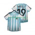 Nogometni Dres Argentina MESSI 19 Retro Muški Domaći 2006 Kratkih Rukava