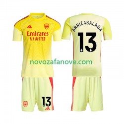 Nogometni Dres Arsenal Kepa Arrizabalaga 13 Golmanski Dječji Domaći 2025-2026 Kratkih Rukava