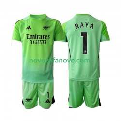 Nogometni Dres Arsenal Raya 1 Golmanski Dječji Gostujući 2025-2026 Kratkih Rukava