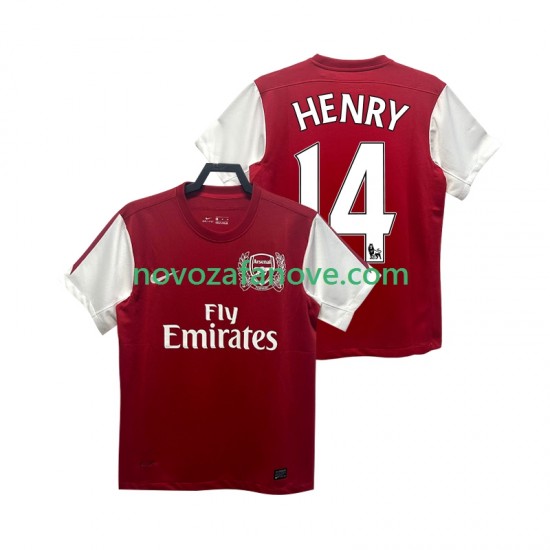 Nogometni Dres Arsenal HENRY 14 2012 Retro Muški Domaći 2011 Kratkih Rukava