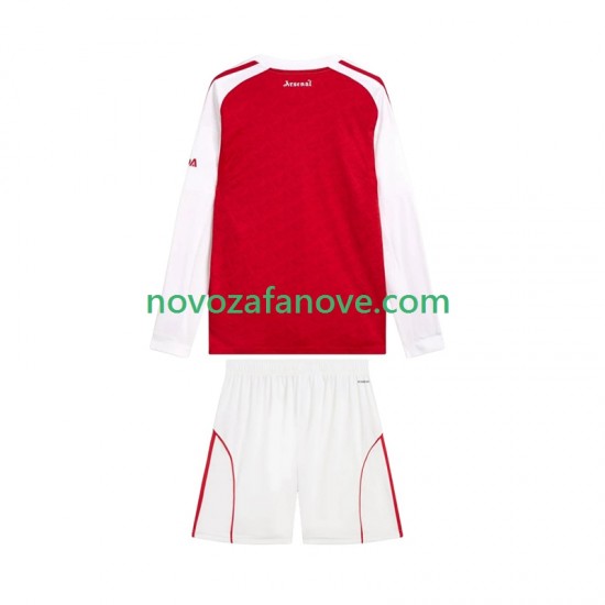 Nogometni Dres Arsenal Dječji Domaći 2025-2026 Dugim Rukavima