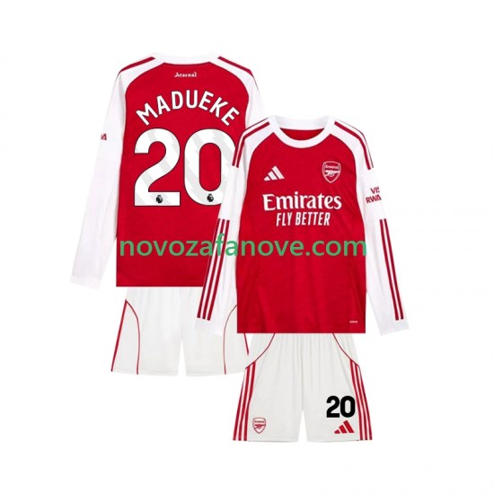 Nogometni Dres Arsenal Noni Madueke 20 Dječji Domaći 2025-2026 Dugim Rukavima