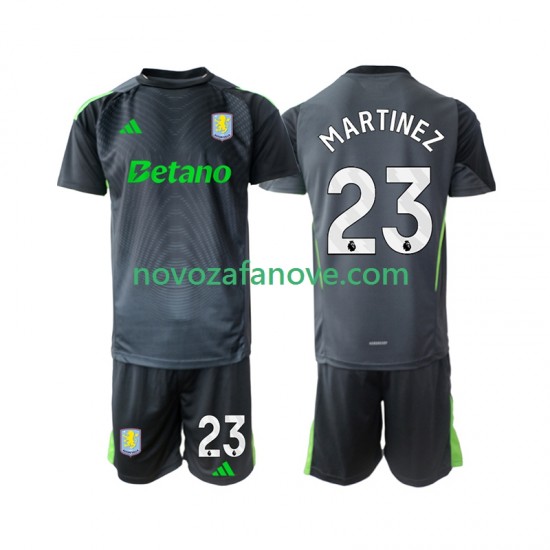 Nogometni Dres Aston Villa Emiliano Martinez 23 Golmanski Dječji Domaći 2025-2026 Kratkih Rukava