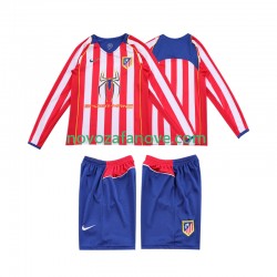 Nogometni Dres Atlético Madrid 2005 Retro Dječji Domaći 2004 Dugim Rukavima