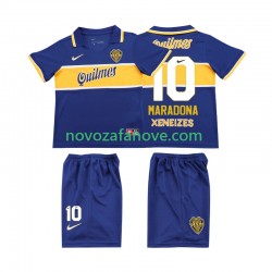 Nogometni Dres CA Boca Juniors MARADONA 10 1996 1997 Retro Dječji Domaći Kratkih Rukava