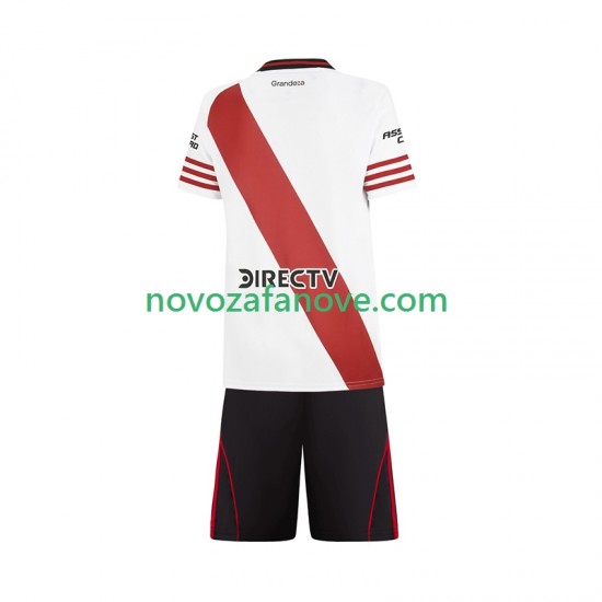 Nogometni Dres CA River Plate Dječji Domaći 2025-2026 Kratkih Rukava