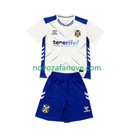 Nogometni Dres CD Tenerife Dječji Domaći 2025-2026 Kratkih Rukava