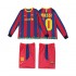 Nogometni Dres FC Barcelona Lionel Messi 10 Retro Dječji Domaći 2011 2010 Dugim Rukavima