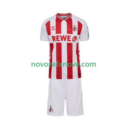 Nogometni Dres FC Köln Dječji Domaći 2025-2026 Kratkih Rukava