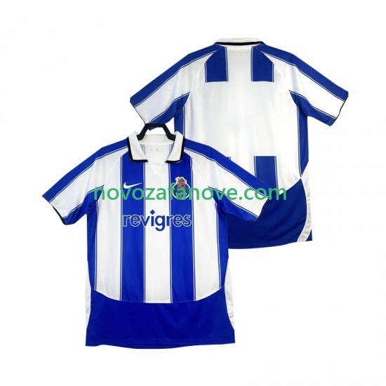 Nogometni Dres FC Porto 2003 Retro Muški Domaći 2004 Kratkih Rukava