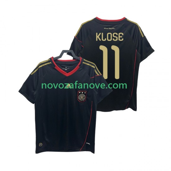 Nogometni Dres Njemačka KLOSE 11 Retro Muški Gostujući 2010 Kratkih Rukava