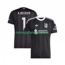 Nogometni Dres Liverpool Alisson Becker 1 Golmanski Muški Četvrti 2025-2026 Kratkih Rukava