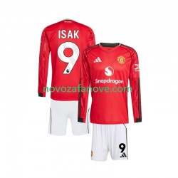 Nogometni Dres Liverpool ISAK 9 Dječji Domaći 2025-2026 Dugim Rukavima