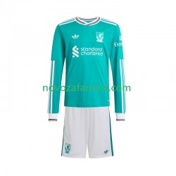Nogometni Dres Liverpool Dječji Treći 2025-2026 Dugim Rukavima