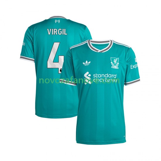 Nogometni Dres Liverpool Virgil van Dijk 4 Muški Treći 2025-2026 Kratkih Rukava