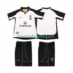 Manchester United Anniversary Football Shirt 2001 Dječji Gostujući 2002 Kratkih Rukava