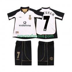 Manchester United BECKHAM 7 Anniversary Football Shirt 2001 Dječji Gostujući 2002 Kratkih Rukava