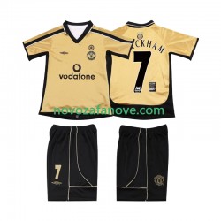 Manchester United BECKHAM 7 Anniversary Football Shirt 2001 Dječji Treći 2002 Kratkih Rukava
