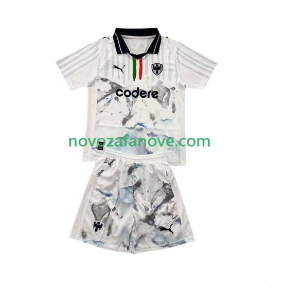 Nogometni Dres Monterrey FIFA CWC Dječji Gostujući 2025 Kratkih Rukava