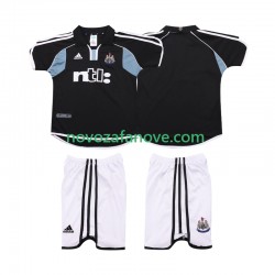 Nogometni Dres Newcastle United 2000 2001 Retro Dječji Gostujući Kratkih Rukava