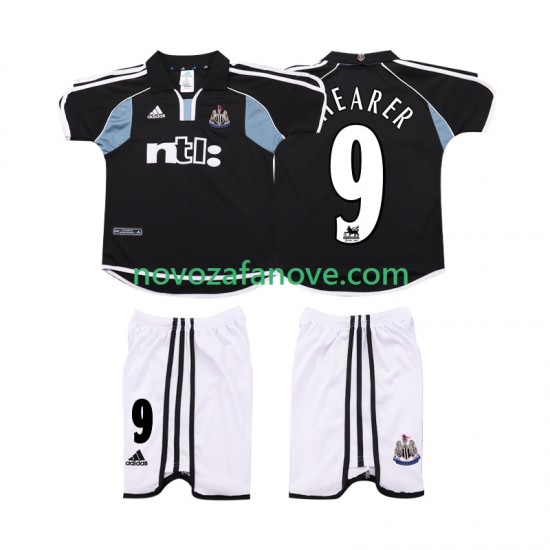Nogometni Dres Newcastle United SHEARER 9 2000 2001 Retro Dječji Gostujući Kratkih Rukava