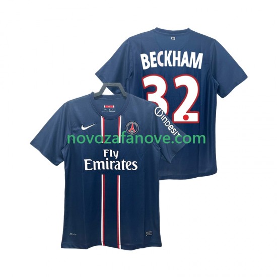 Nogometni Dres Paris Saint-Germain BECKHAM 32 2012 2013 Retro Muški Domaći Kratkih Rukava