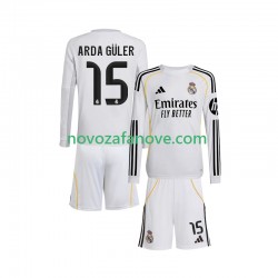 Nogometni Dres Real Madrid Arda Guler 15 Dječji Domaći 2025-2026 Dugim Rukavima