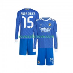 Nogometni Dres Real Madrid Arda Guler 15 Dječji Treći 2025-2026 Dugim Rukavima
