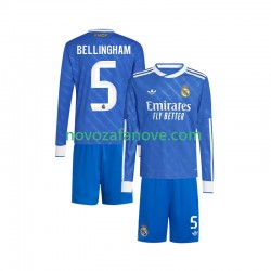 Nogometni Dres Real Madrid Jude Bellingham 5 Dječji Treći 2025-2026 Dugim Rukavima