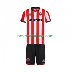 Nogometni Dres Sheffield United Dječji Domaći 2025-2026 Kratkih Rukava