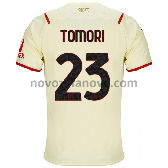 Nogometni Dres AC Milan Fikayo Tomori 23 Gostujući 2021-2022 Kratkih Rukava