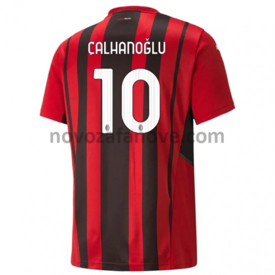 Nogometni Dres AC Milan Hakan Calhanoglu 10 Domaći 2021-2022 Kratkih Rukava