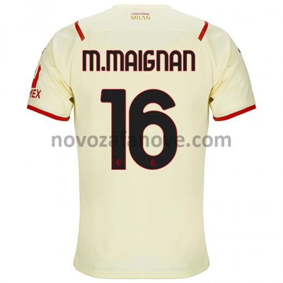 Nogometni Dres AC Milan Mike Maignan 16 Gostujući 2021-2022 Kratkih Rukava