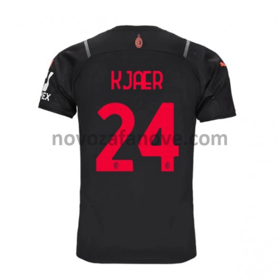 Nogometni Dres AC Milan Simon Kjær 24 Treći 2021-2022 Kratkih Rukava