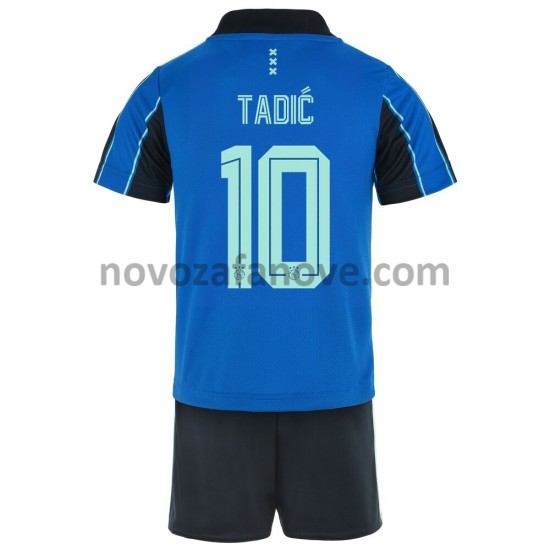 Nogometni Dres AFC Ajax Dusan Tadic 10 Dječji Gostujući 2021-2022 Kratkih Rukava