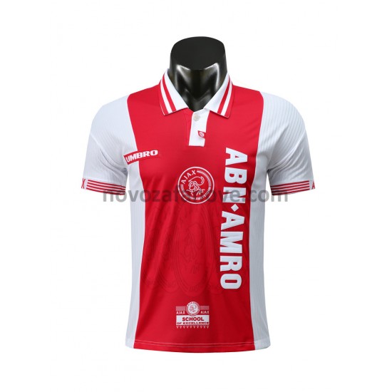 Nogometni Dres AFC Ajax Retro Domaći 1997-1998 Kratkih Rukava