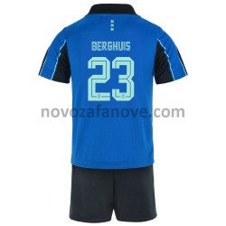 Nogometni Dres AFC Ajax Steven Berghuis 23 Dječji Gostujući 2021-2022 Kratkih Rukava