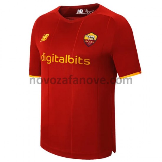 Nogometni Dres AS Roma Domaći 2021-2022 Kratkih Rukava