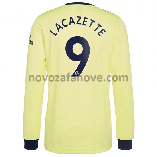 Nogometni Dres Arsenal Alexandre Lacazette 9 Gostujući 2021-2022 Dugim Rukavima
