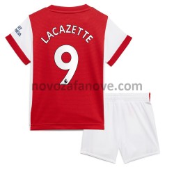 Nogometni Dres Arsenal Alexandre Lacazette 9 Dječji Domaći 2021-2022 Kratkih Rukava