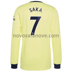 Nogometni Dres Arsenal Bukayo Saka 7 Gostujući 2021-2022 Dugim Rukavima